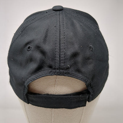 Image Solutions Strapback Hat Black OSFA Solid Adjustable Embroidered