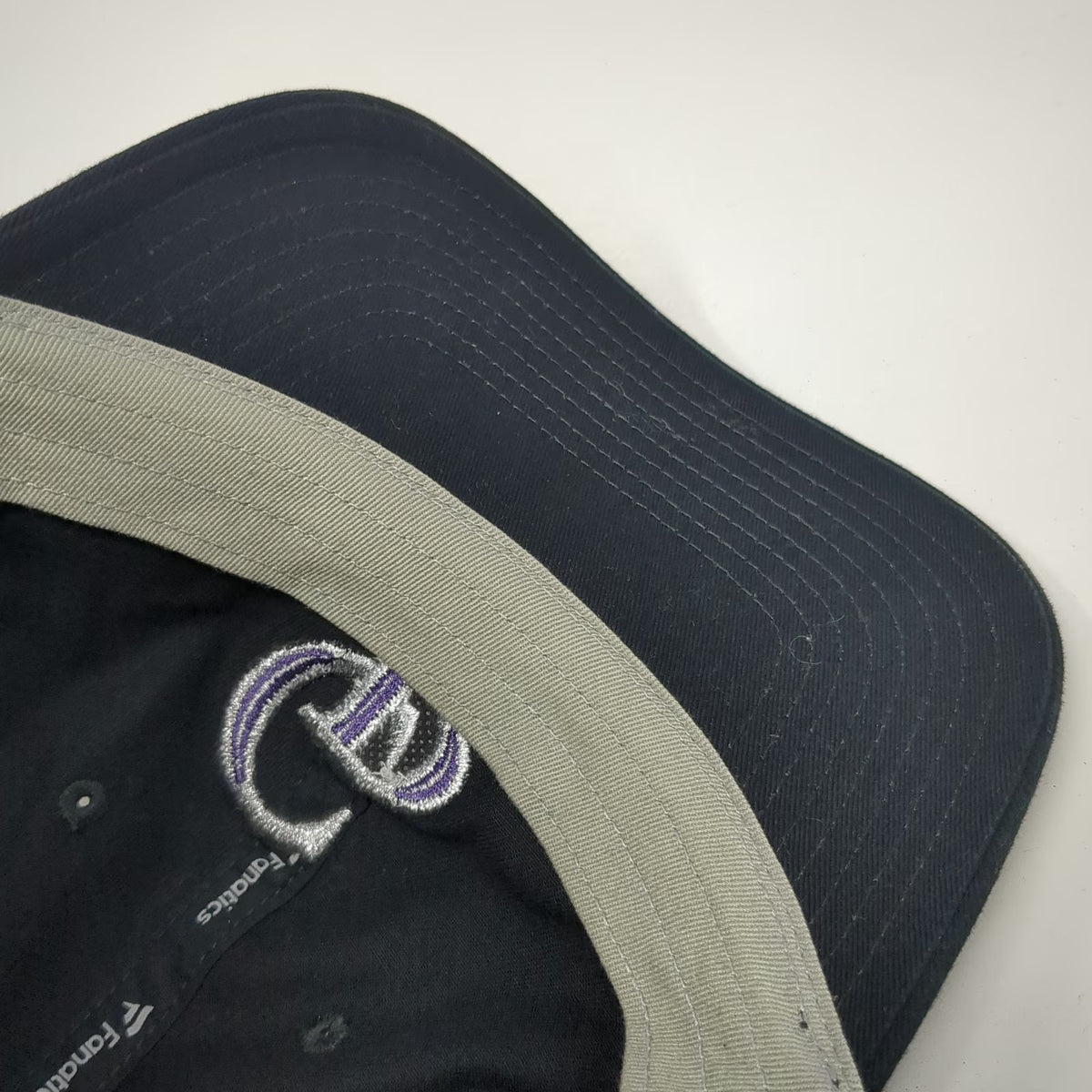 Fanatics Colorado Rockies MLB Baseball Cap Black OSFM Slideback Cooperstown Hat