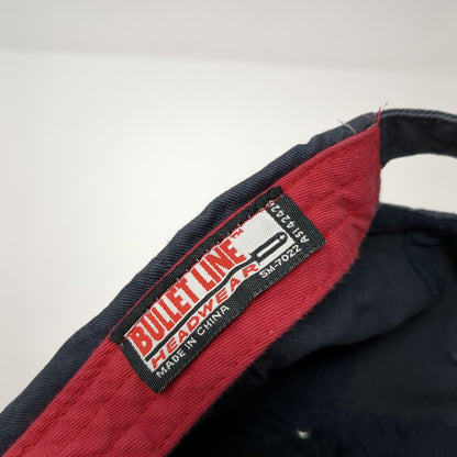 Primer Slideback Hat Blue One Size Adjustable Embroidered 6 Panel Bullet Line