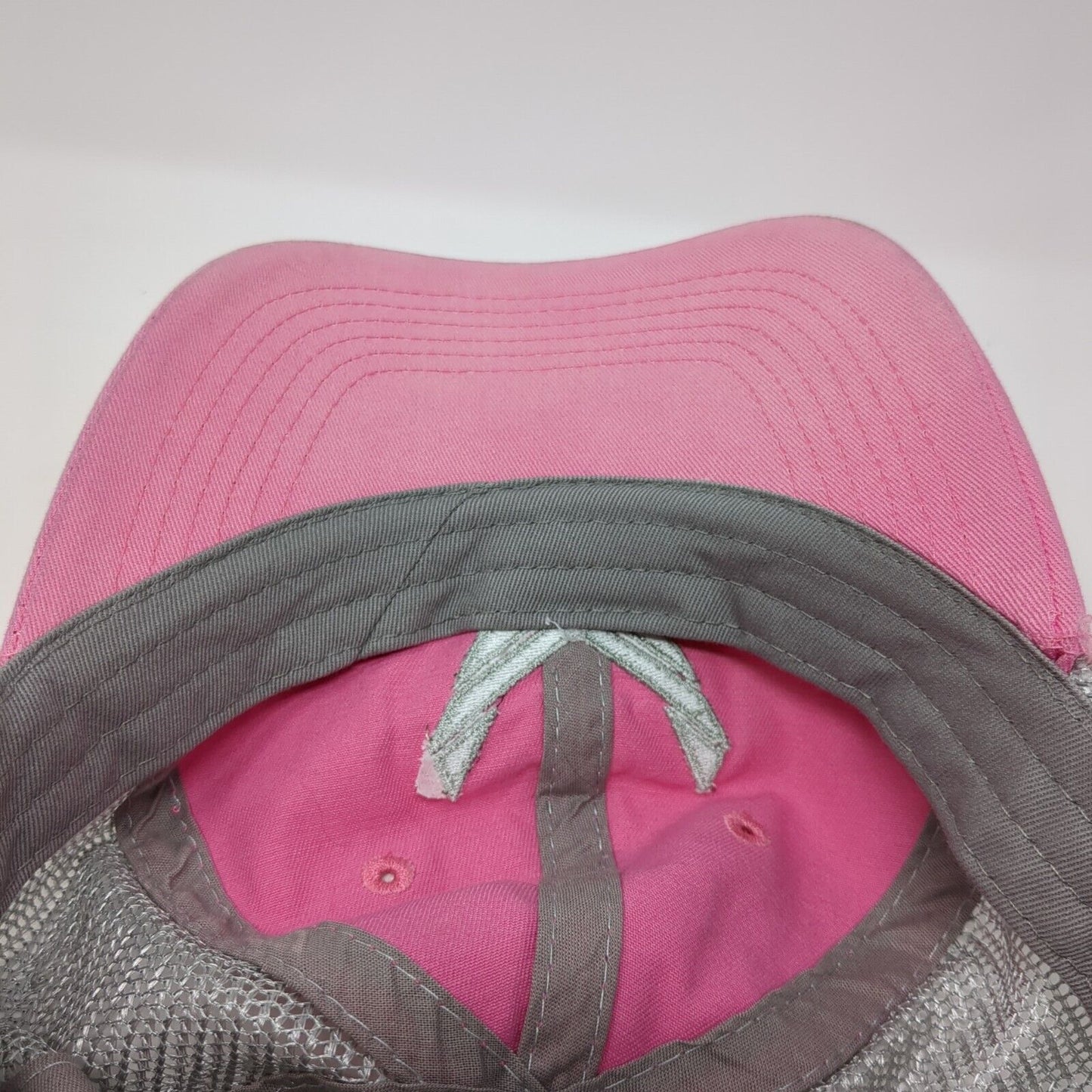 US Air Force Snapback Trucker Hat Pink One Size Mesh Back Embroidered