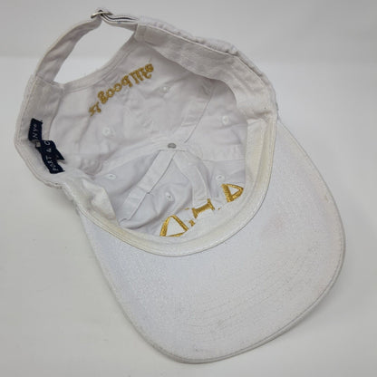 Alpha Xi Delta Good Life Slideback Hat White OS Adjustable Port & Company Cotton
