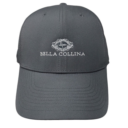 Bella Collina Strapback Hat Gray OSFM Nike Swoosh Legacy91 Dri-Fit