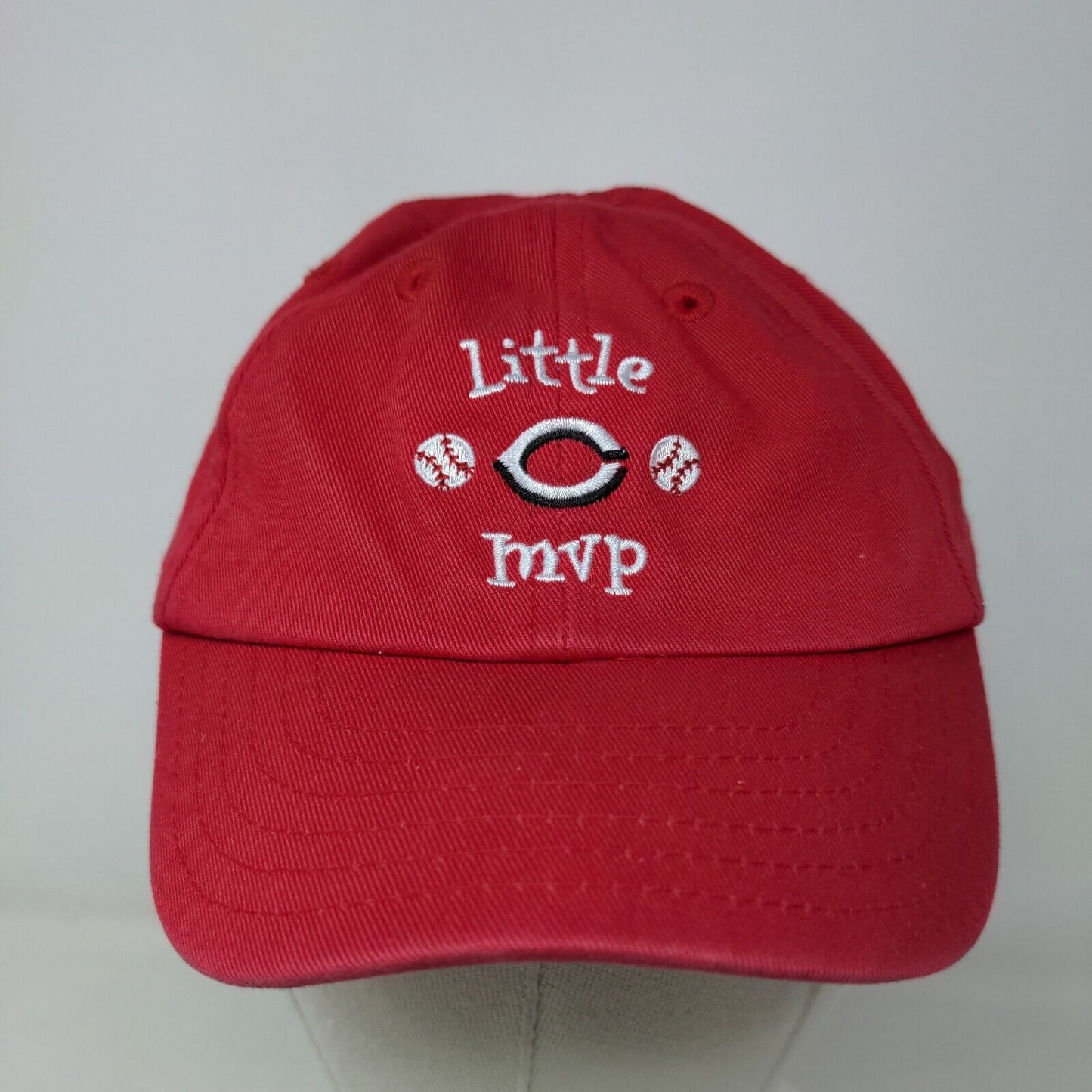 New Era Toddler Boy's Stretchy Hat Little MVP Red OSFA Cincinnati Reds Logo