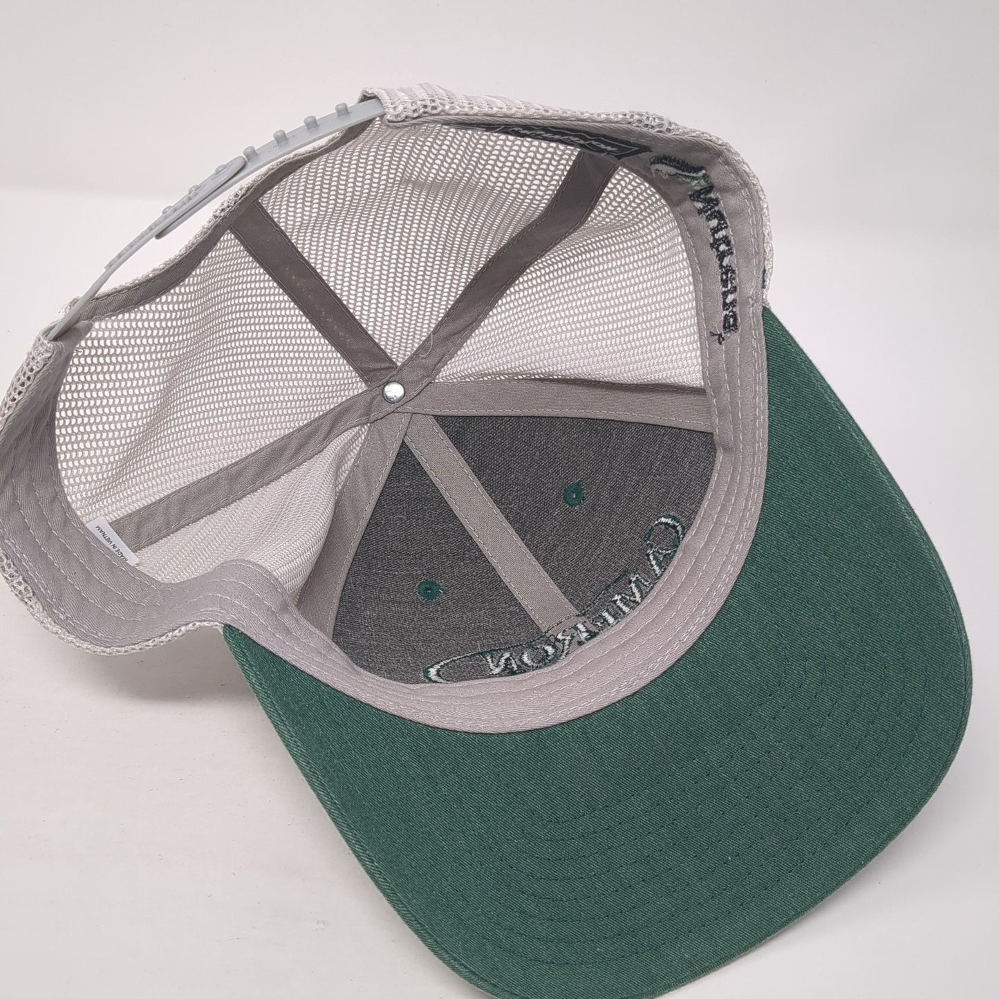 Cameron Co-Op Snapback Trucker Hat Green Large Embroidered Mesh Back Richardson