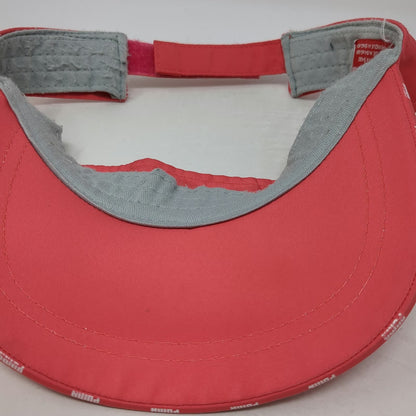 Puma Visor Pink One Size Cat Logo Sport Athletic Running Tennis Golf Workout Hat