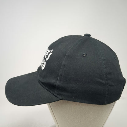 Quake City Caps Snapback Black One Size Waynes World Embroidered Cotton Hat