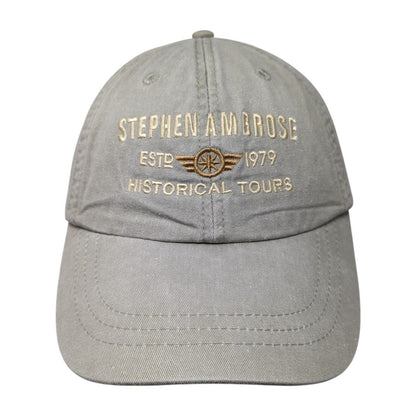 Stephen Ambrose Historical Tours Slideback Hat Tan One Size Adjustable