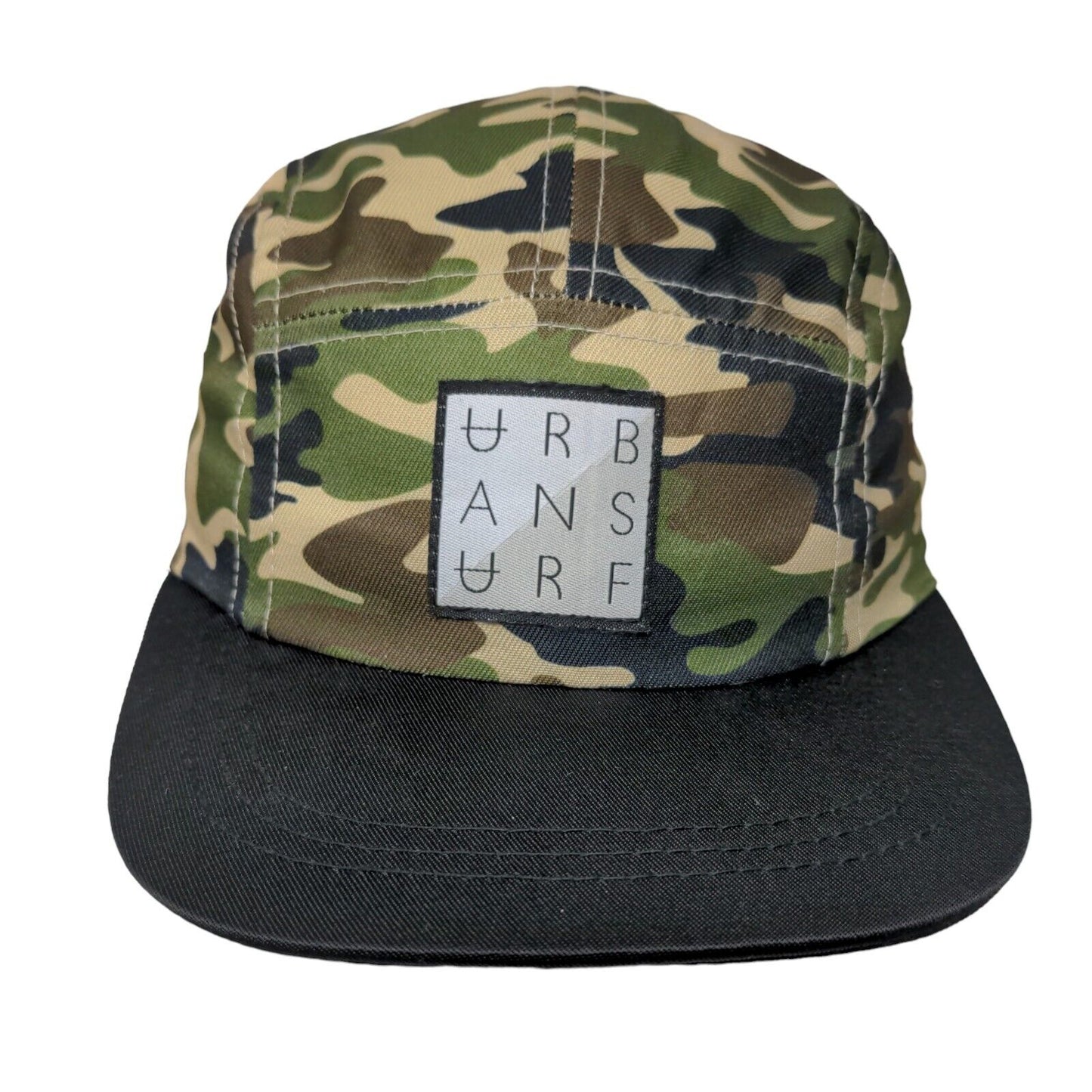 Urban Surf Strapback Hat Camouflage One Size Adjustable Strapback Vented Holes