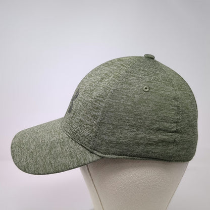 Under Armour Baseball Cap Green L Fitted Heathered Performance Curved Brim hat