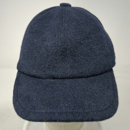 Falconeri Baseball Cap Blue One Size Cashmere Strapback Made In Italy Logo Hat