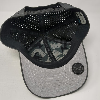 Melin Gray OSFM Trucker Hat Hydro A-Game Snapback Performance Camo Under Brim