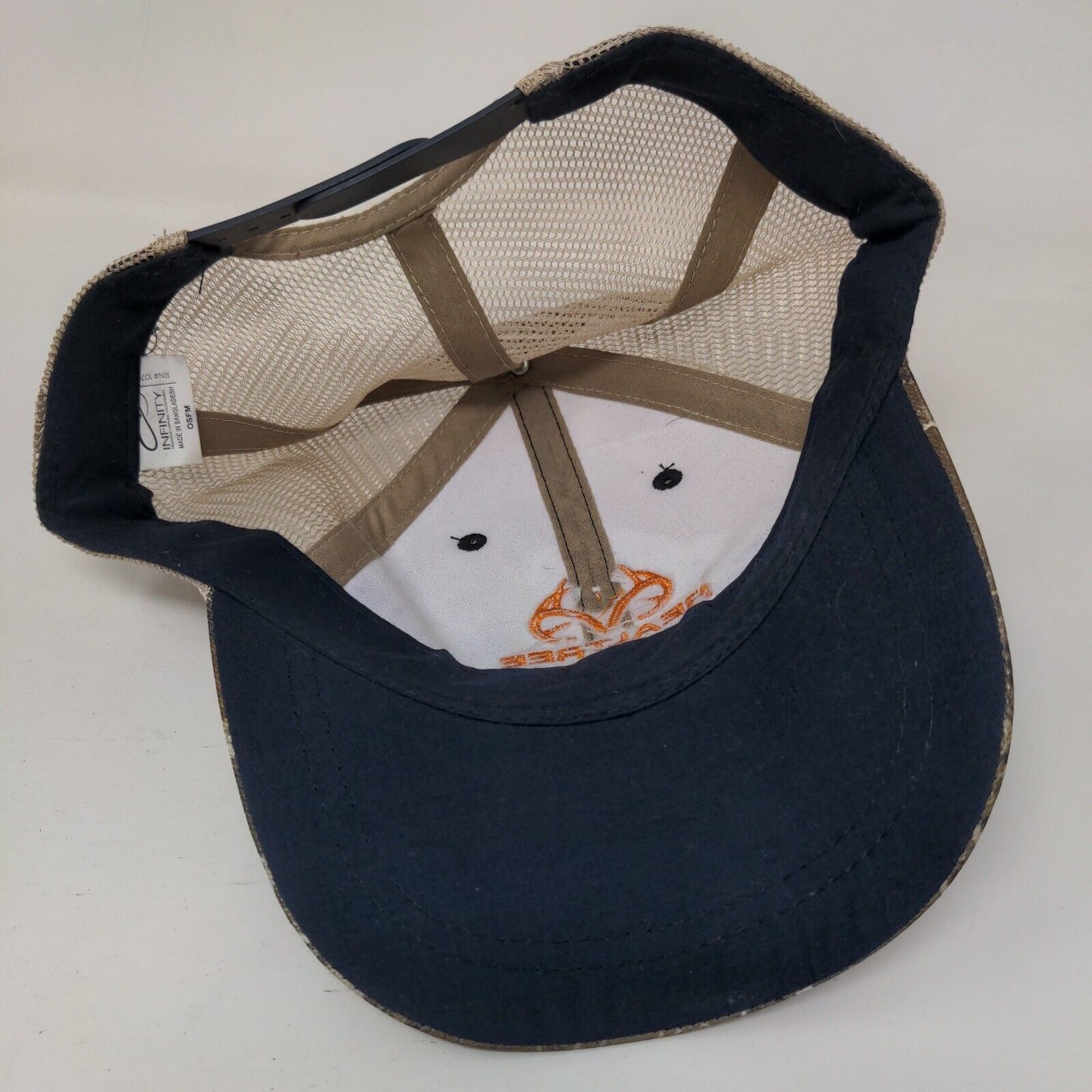 Realtree Edge Snapback Mesh Back Trucker Hat Camo OSFM Embroidered