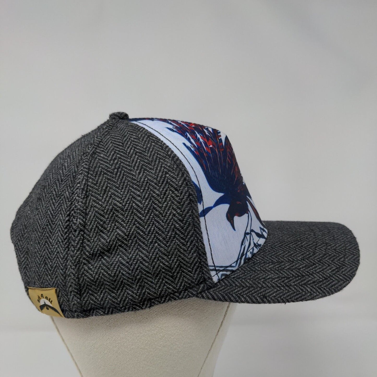 Art by Abby Paffrath Snapback Hat Multicolor OSFA Herringbone Livin Lovin Life