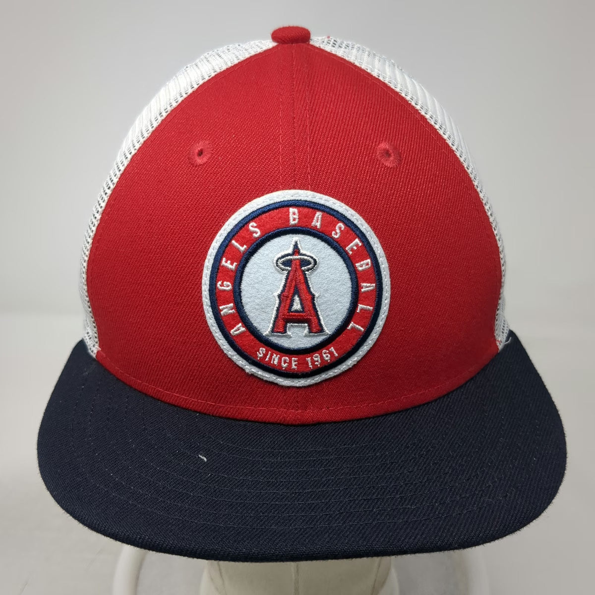 Los Angeles Angels MLB New Era Trucker Hat Red White Blue One Size OS Snapback