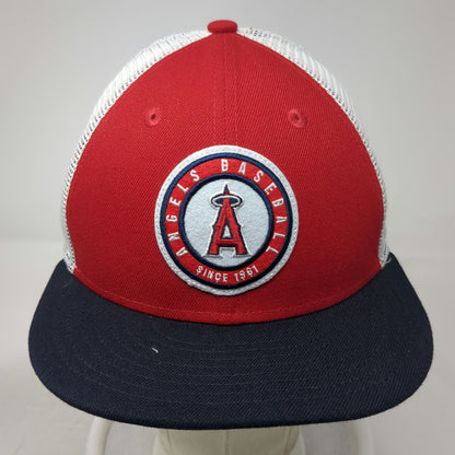 Los Angeles Angels MLB New Era Trucker Hat Red White Blue One Size OS Snapback