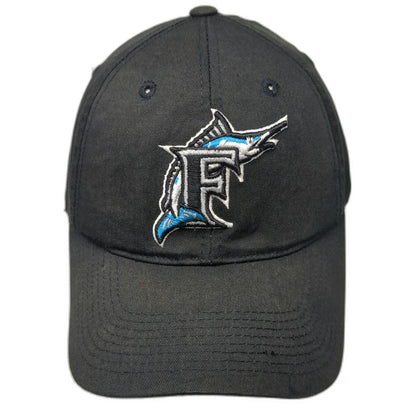 Florida Marlins MLB Outdoor Cap Snapback Black M Hat Gray Undervisor Embroidered
