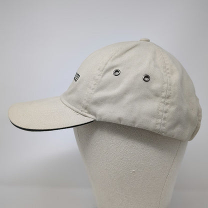 Gulfstream Baseball Cap Brown Black One Size Slideback Cotton Embroidered Hat