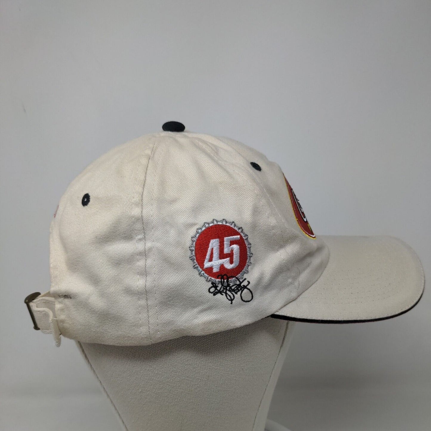Coca Cola Racing Family Men's Slideback Hat #45 Kyle Petty Tan OSFA Vintage 2003