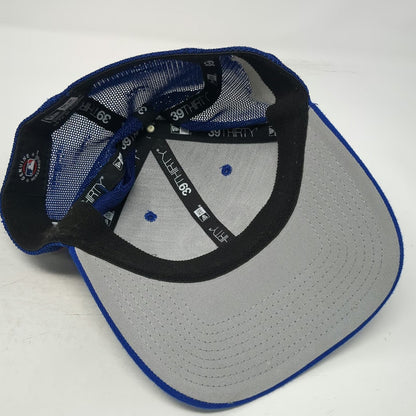 Chicago Cubs MLB New Era Baseball Cap Blue L Mesh Back Stretch Fit 39THIRTY Hat