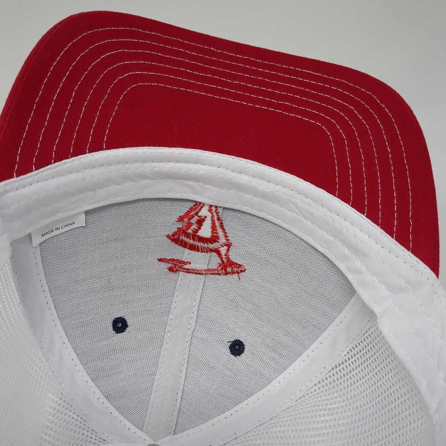 Cap America Snapback Trucker Hat Multi OSFA Embroidered Logo Mesh Back