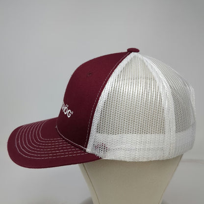 Direct Caps Hilleshög Red Trucker Hat OSFM Snapback Mesh Agriculture Seed Logo