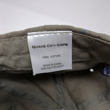 Brevant Seeds Slideback Hat Brown OS Adjustable Embroidered Quake City Caps