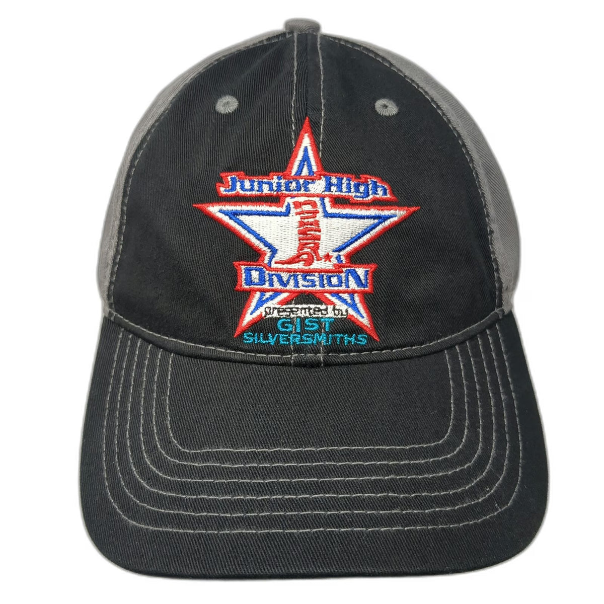 Carroll Original Wear Baseball Cap Black Gray One Size Junior High Finals Rodeo