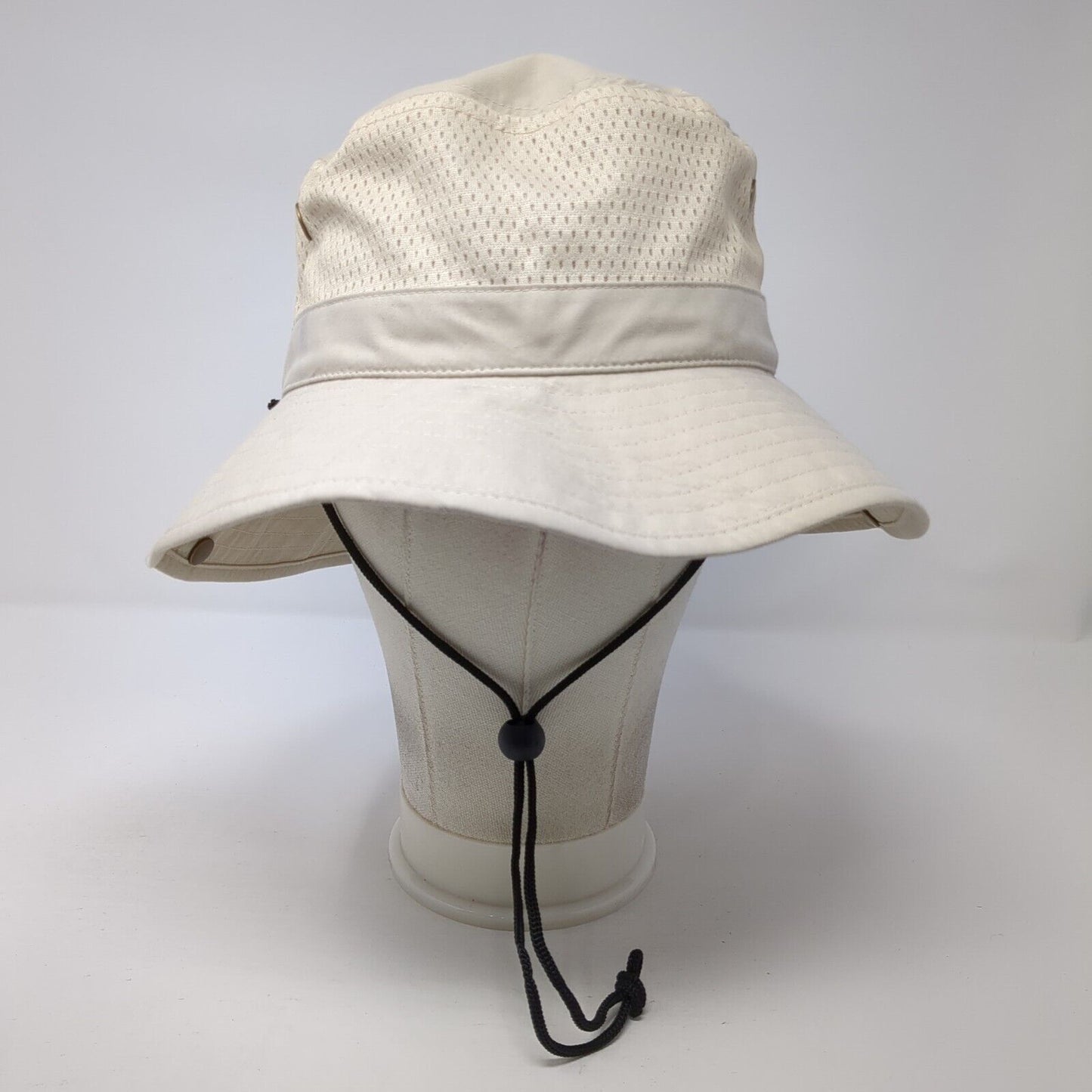 CSI Bucket Hat Tan One Size Adjustable Chin Strap Foldable Brim Outdoor