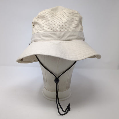 CSI Bucket Hat Tan One Size Adjustable Chin Strap Foldable Brim Outdoor
