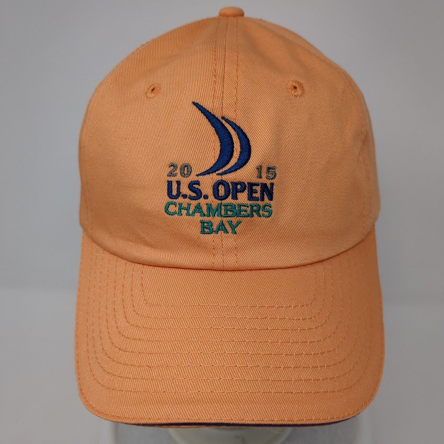 2015 US Open Chambers Bay Slideback Hat Orange One Size Adjustable