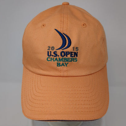 2015 US Open Chambers Bay Slideback Hat Orange One Size Adjustable
