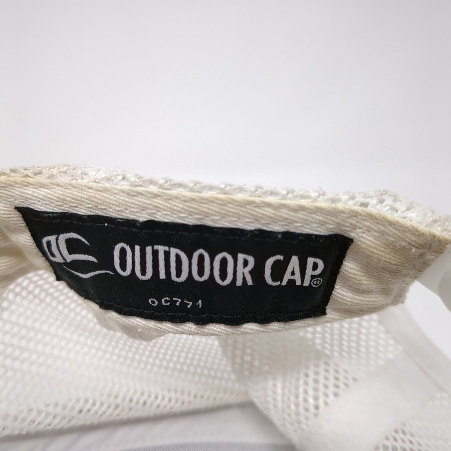 USA Flag Leather Patch Snapback Trucker Hat Gray One Size Mesh Back