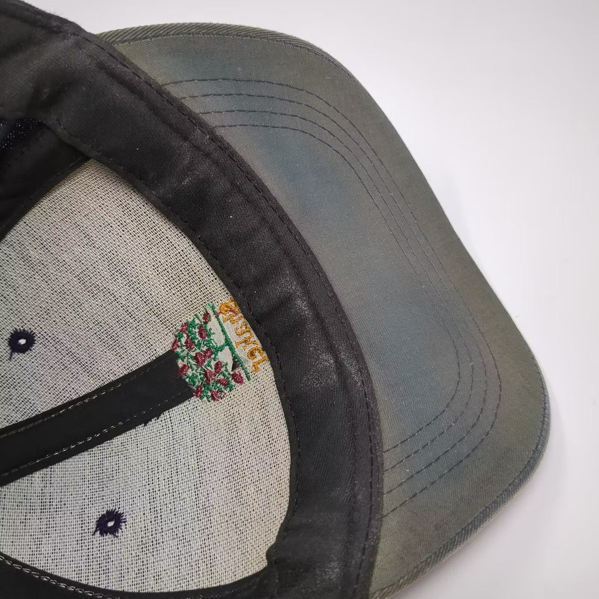 Imperial Headwear Shaker Run Golf Hat Green Blue Plaid Slideback OS Made in USA