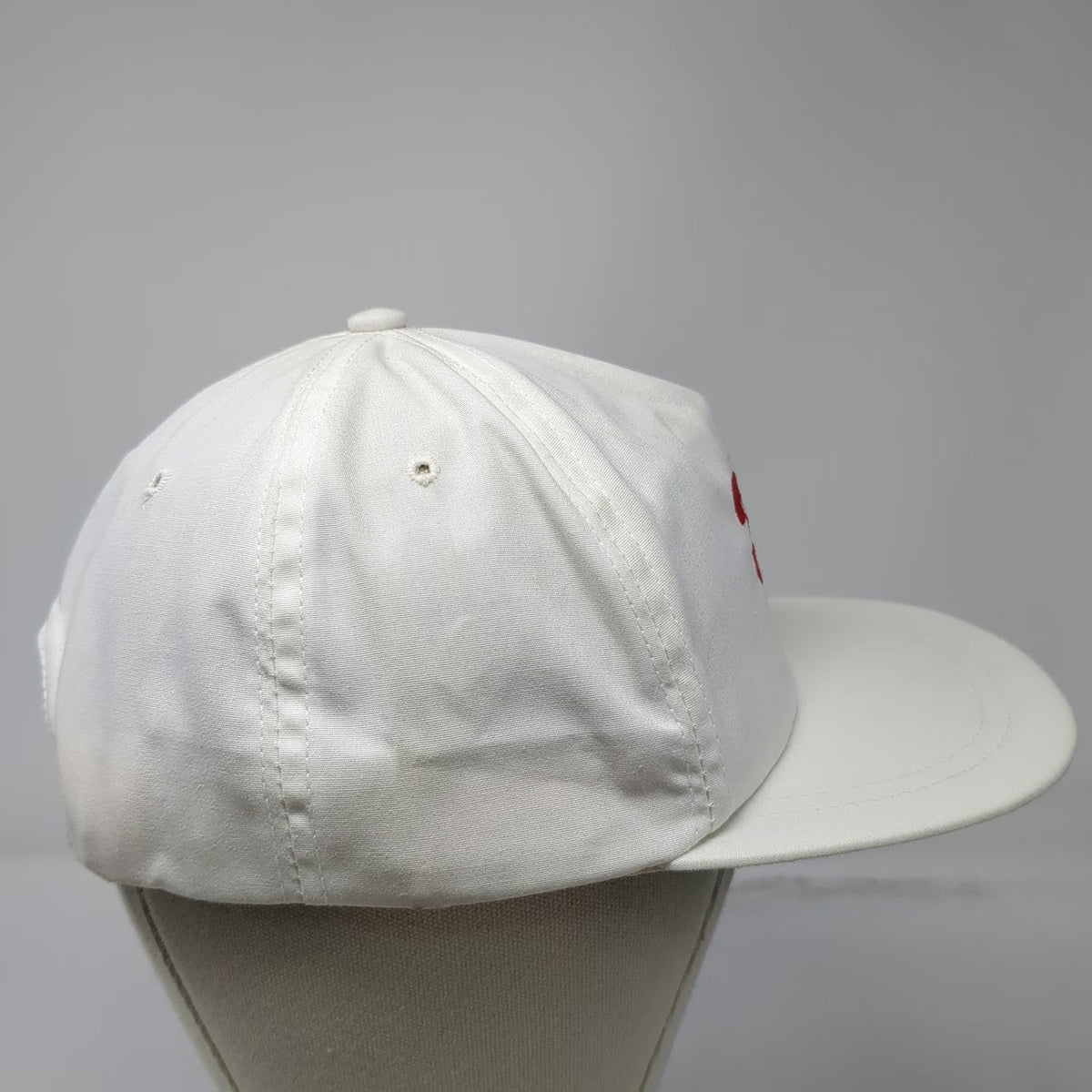 Cap America 5 Panel White One Size 3M Logo Green Underbrim Snapback Hat USA