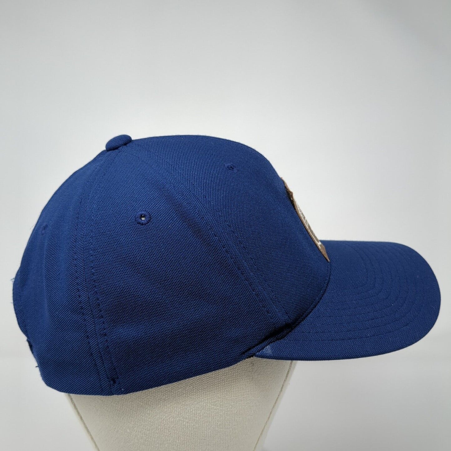 Buddha Gear Strapback Hat Blue One Size Adjustable Flexfit 110 Yupoong