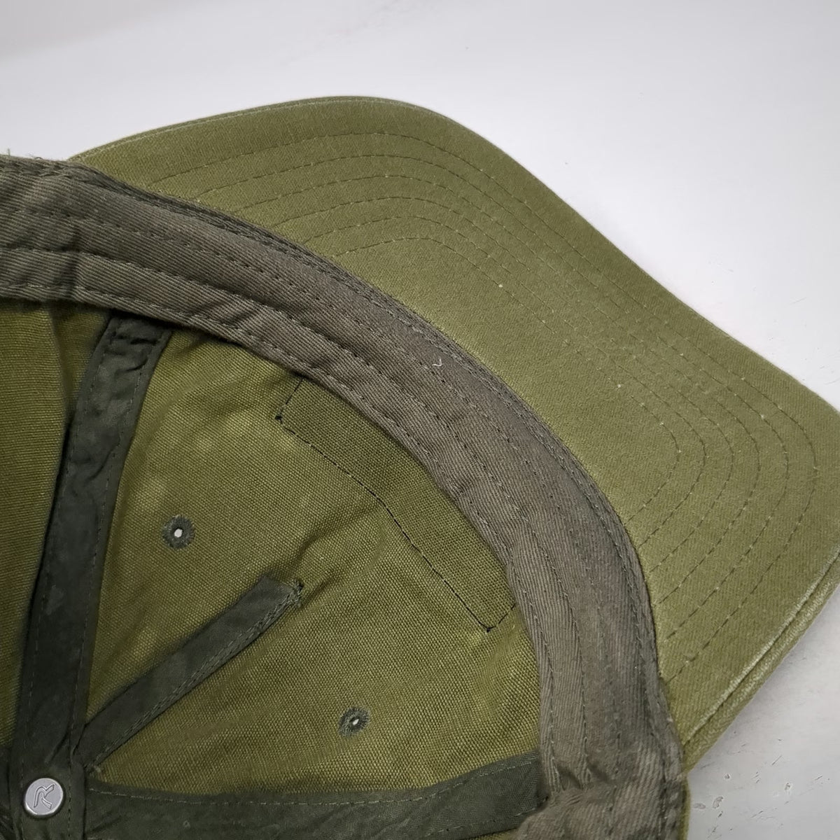 Richardson 5 Panel Hat Green One Size Slideback Black Rifle Coffee Company Patch