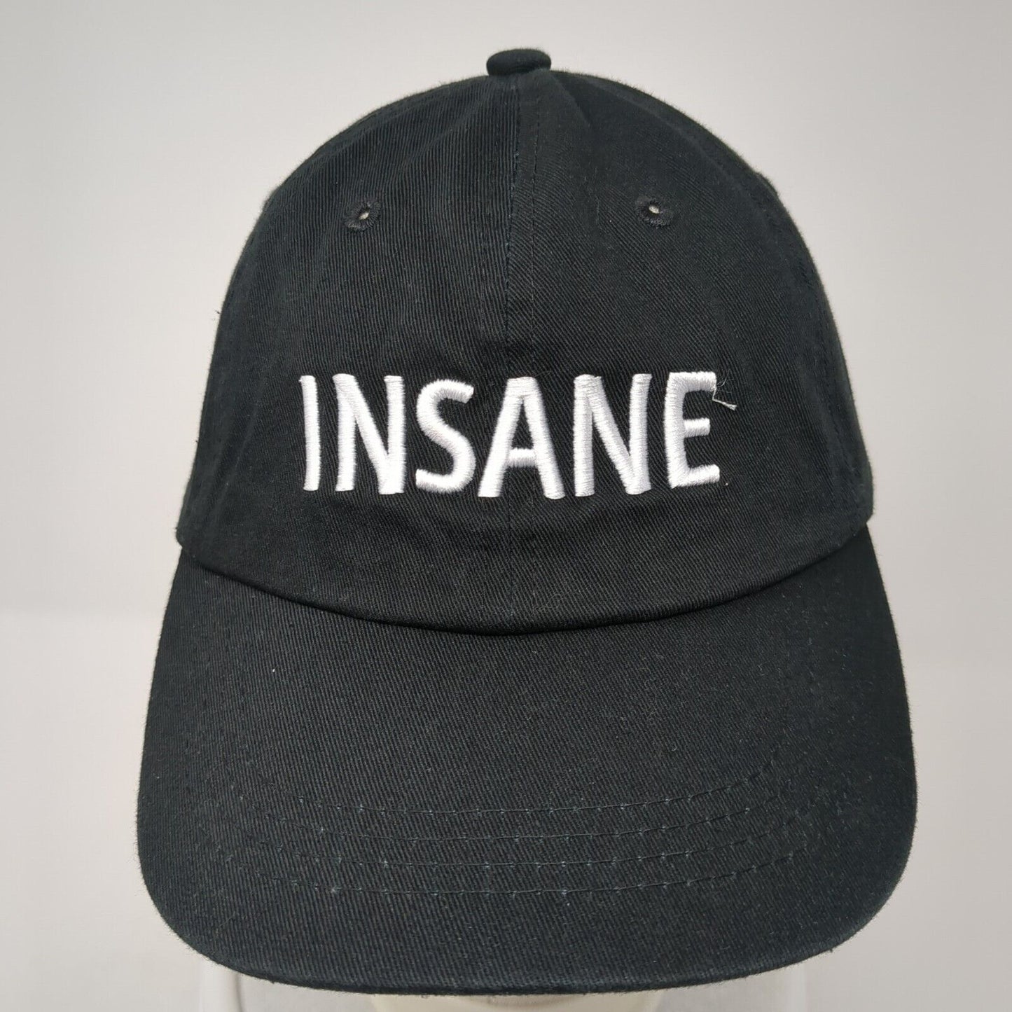 Insane Datrium Slideback Hat Black One Size Adjustable Embroidered