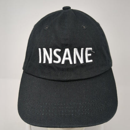 Insane Datrium Slideback Hat Black One Size Adjustable Embroidered
