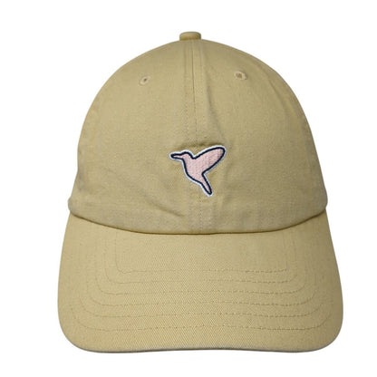 Free The Bird Slideback Hat Tan OS Adjustable Embroidered 6 Panel Bird Dogs