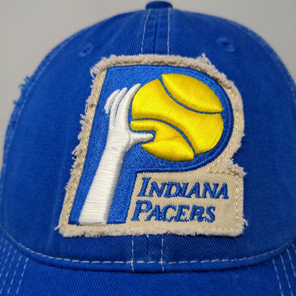 Home Court Men's Strapback Hat Blue OSFM Embroidered Indiana Pacers Logo