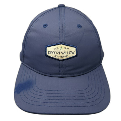 ahead Baseball Cap Blue One Size Desert Willow Golf Resort Strapback Mesh Hat