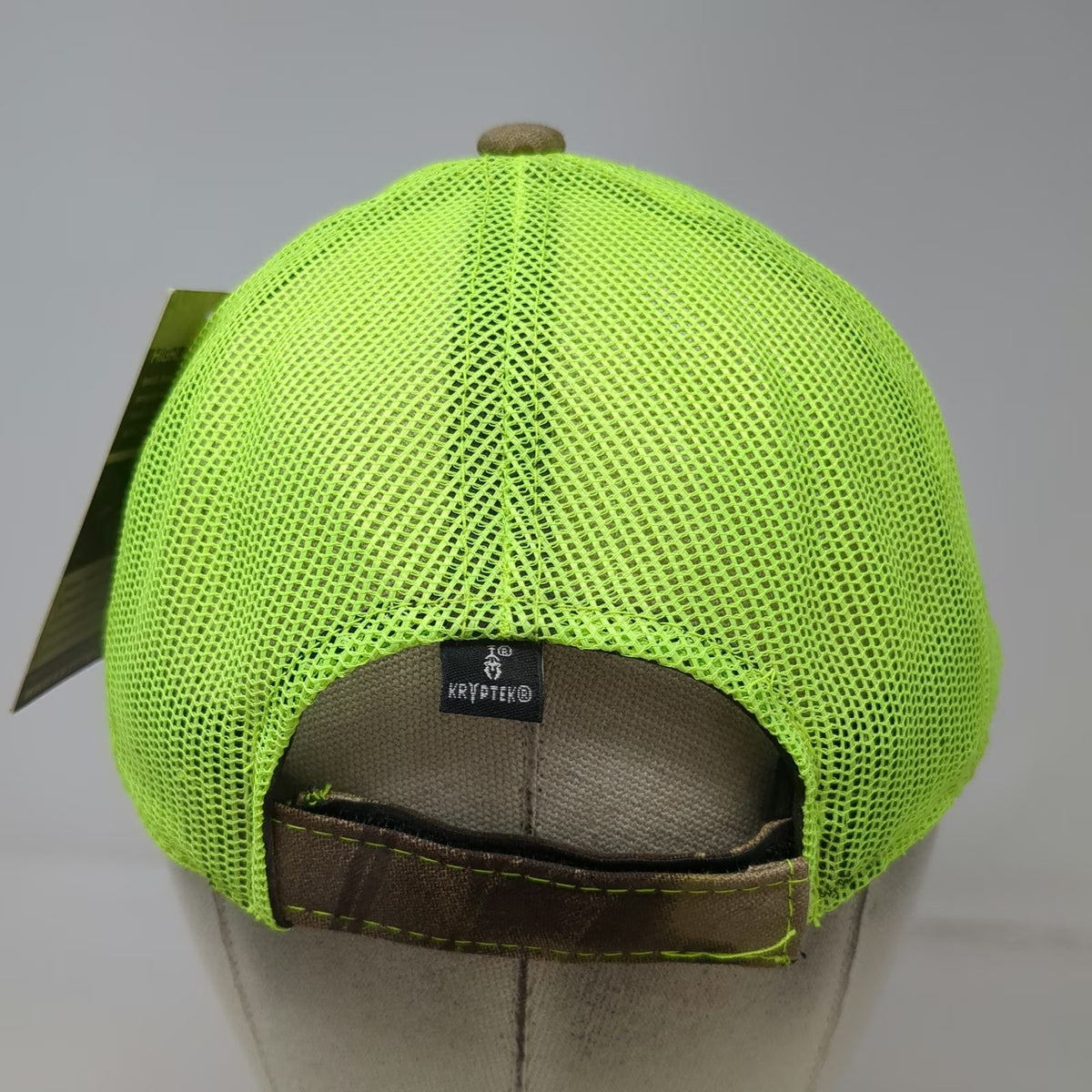 Kryptek Baseball Cap Brown Yellow One Size Mesh Camo Triple C Concrete Hat