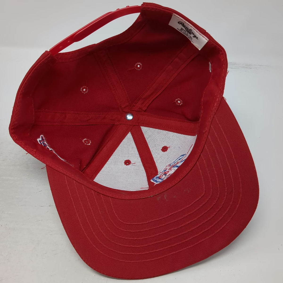Rawlings Snapback Red One Size Mark McGwire 70 Home Run Cracker Jack USA Hat