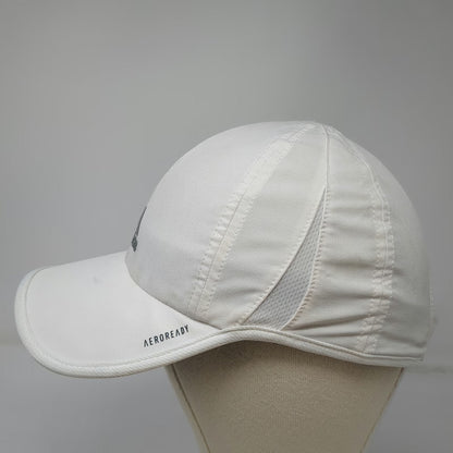 Adidas White OSFM Baseball Cap Aeroready Mesh Performance Strapback Sport Hat