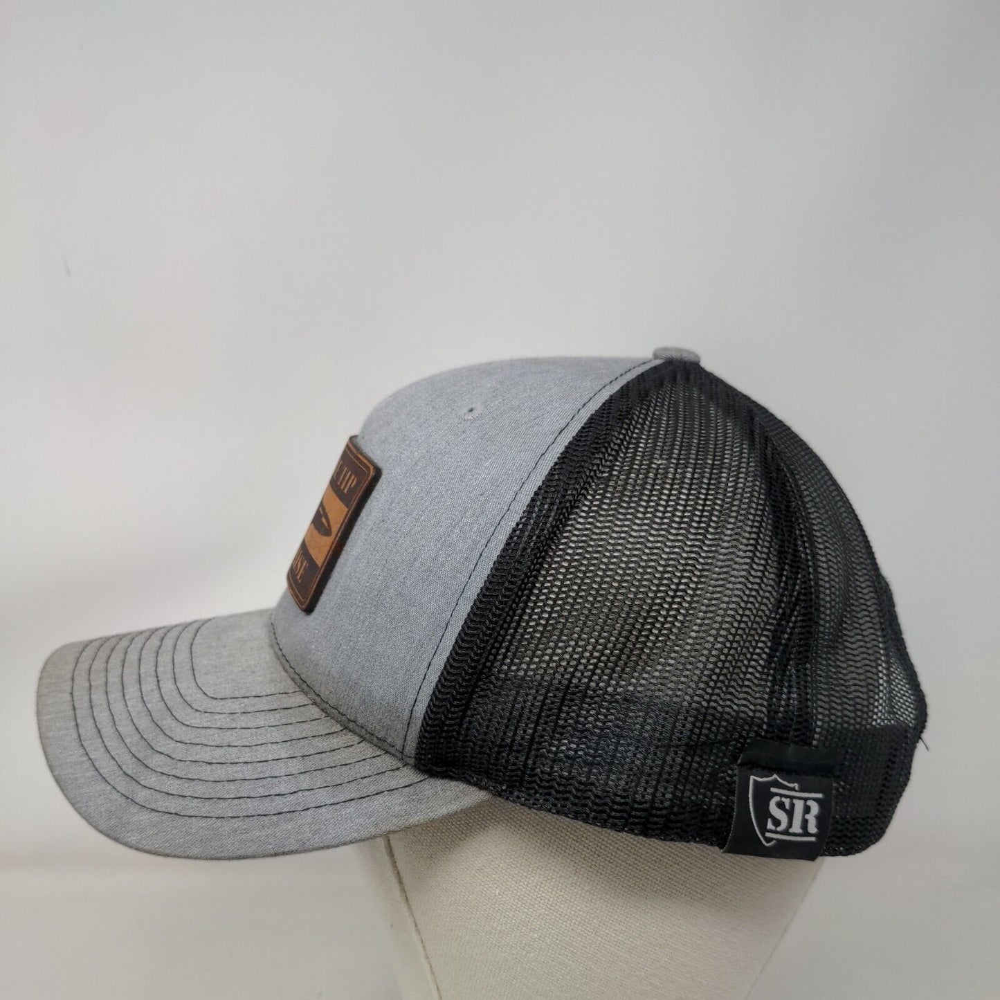 Just The Tip I Promise Snapback Trucker Hat Gray One Size Mesh Back Richardson