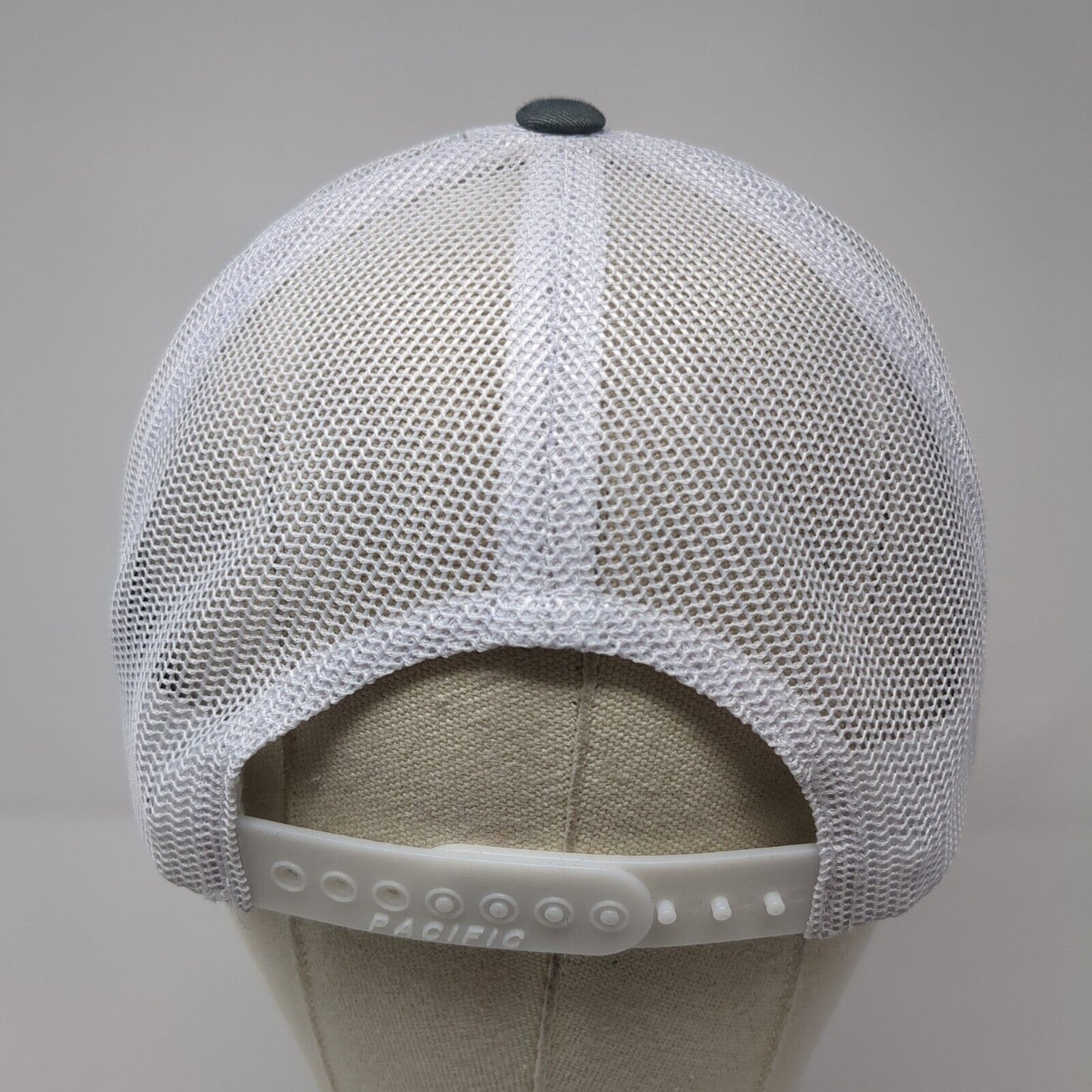 Hercules Metals Corp Snapback Trucker Hat Gray One Size Mesh Pacific Headwear