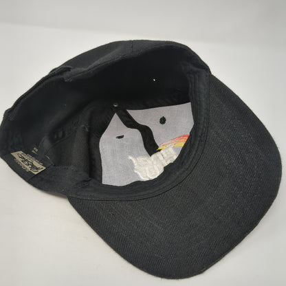 Tires Plus Strapback Hat Black Embroidered Logo Adjustable One Size