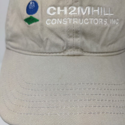 CH2M HILL Constructors, Inc Slideback Hat Tan One Size Embroidered