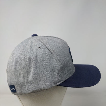 RVCA Snapback Hat Multicolor One Size Mid Fit Adjustable Embroidered 6 Panel