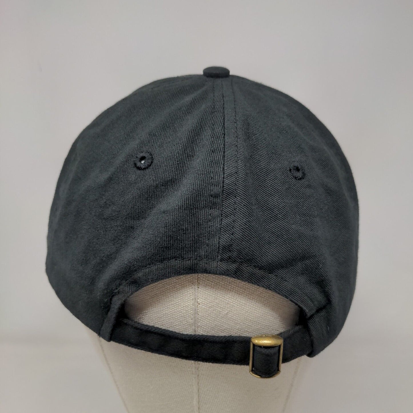 KW Maps Coaching Slideback Hat Black OSFM Embroidered Vent Holes